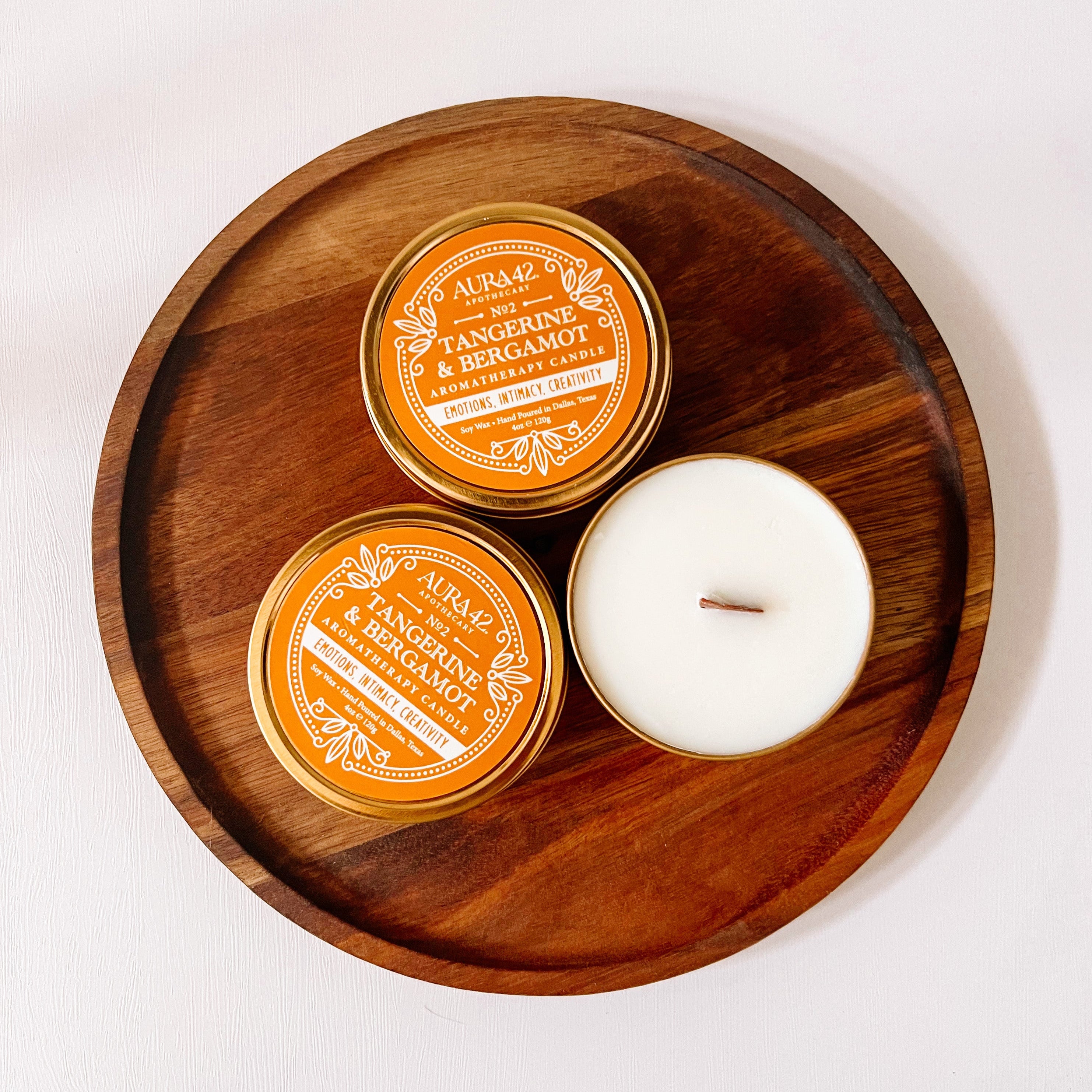 No. 2 - Aromatherapy Candle | Tangerine &amp; Bergamot