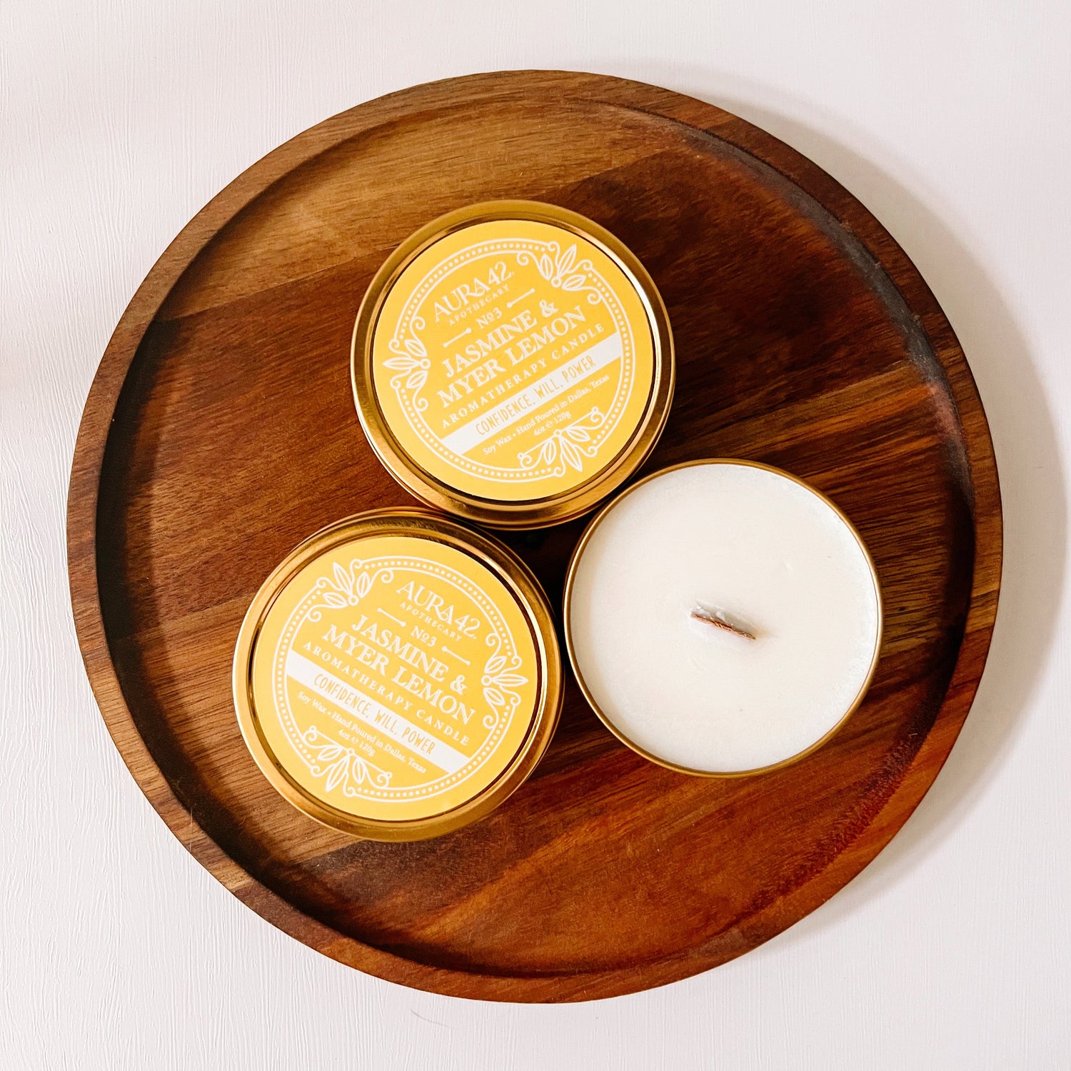 No. 3 - Aromatherapy Candle | Jasmine &amp; Myer Lemon