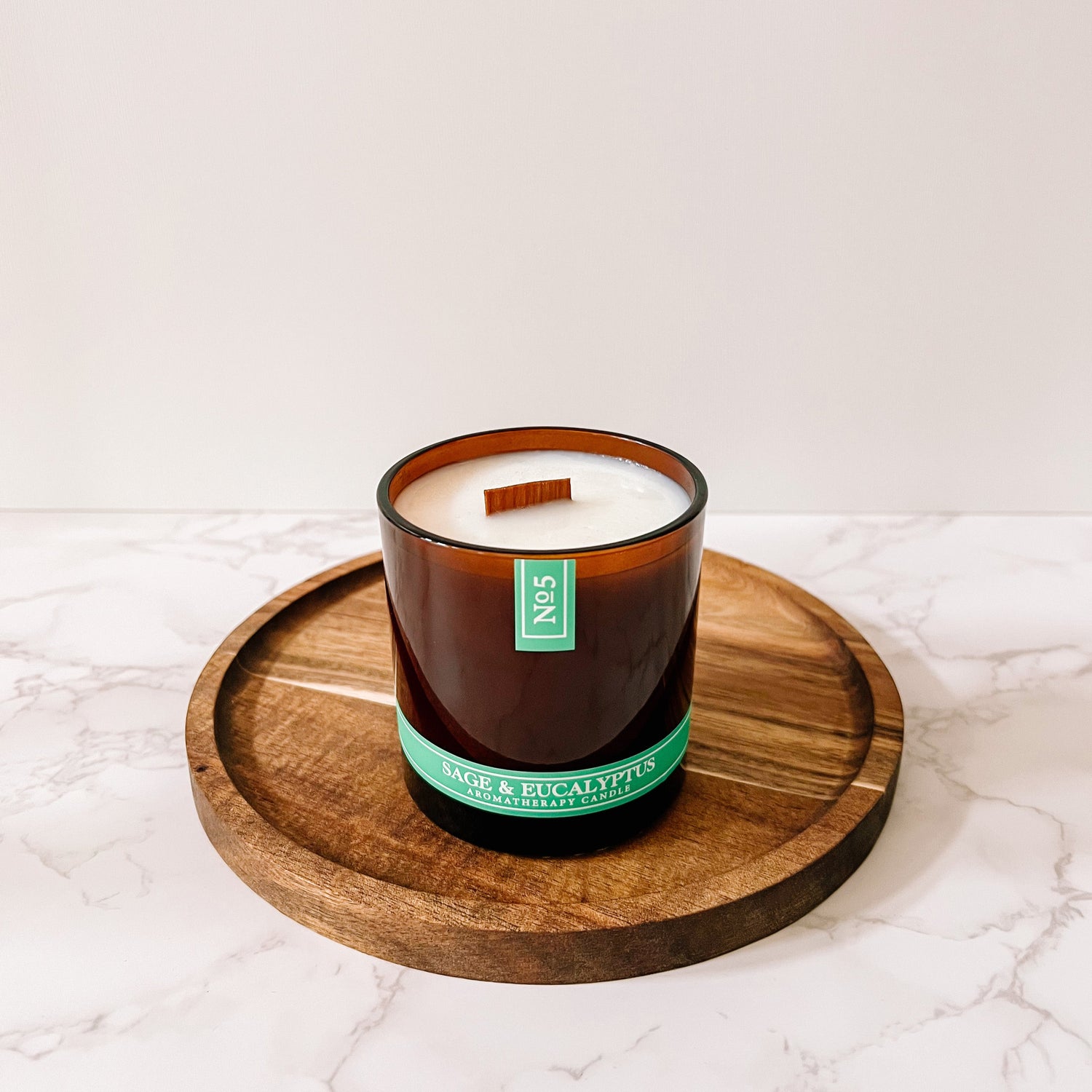 No. 5 - Aromatherapy Candle | Sage &amp; Eucalyptus