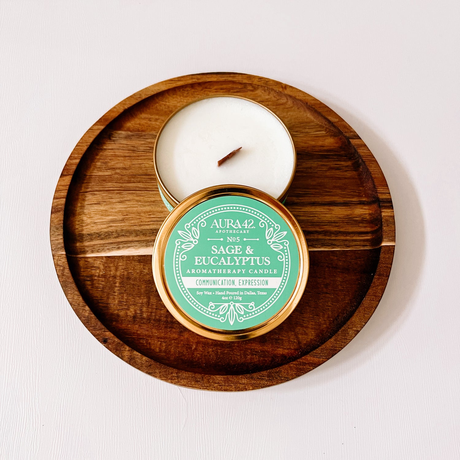 No. 5 - Aromatherapy Candle | Sage &amp; Eucalyptus