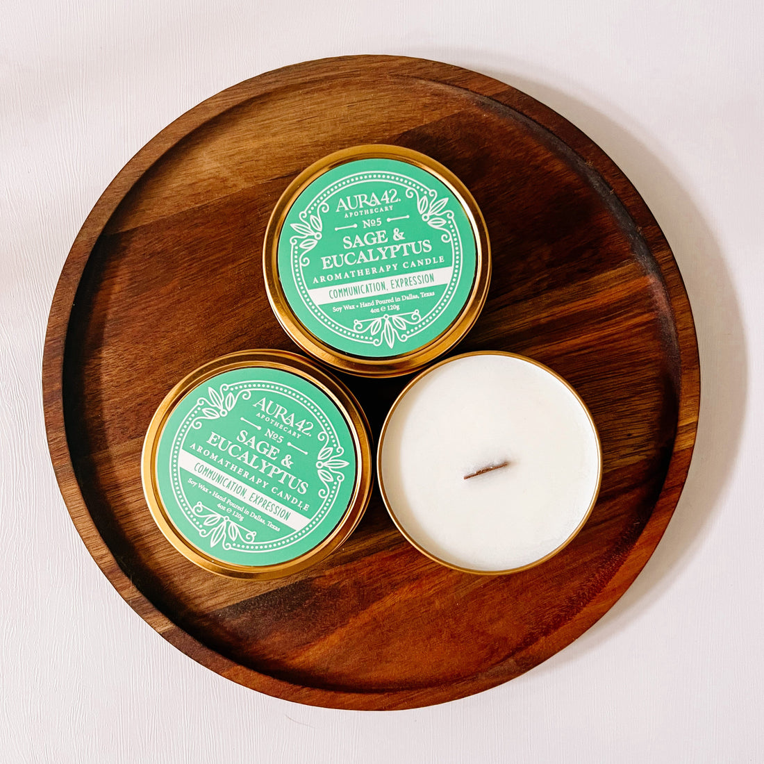 No. 5 - Aromatherapy Candle | Sage &amp; Eucalyptus